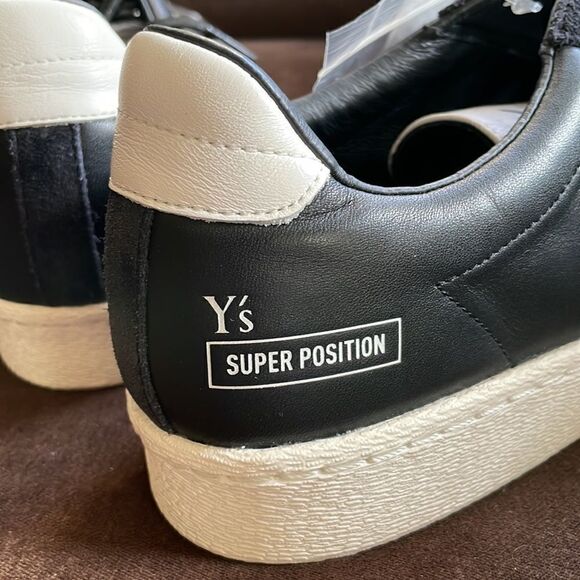 Y-3 Adidas Y's Yohji Yamamoto Super Position Black White deconstruct 10.5 US - Picture 5 of 13